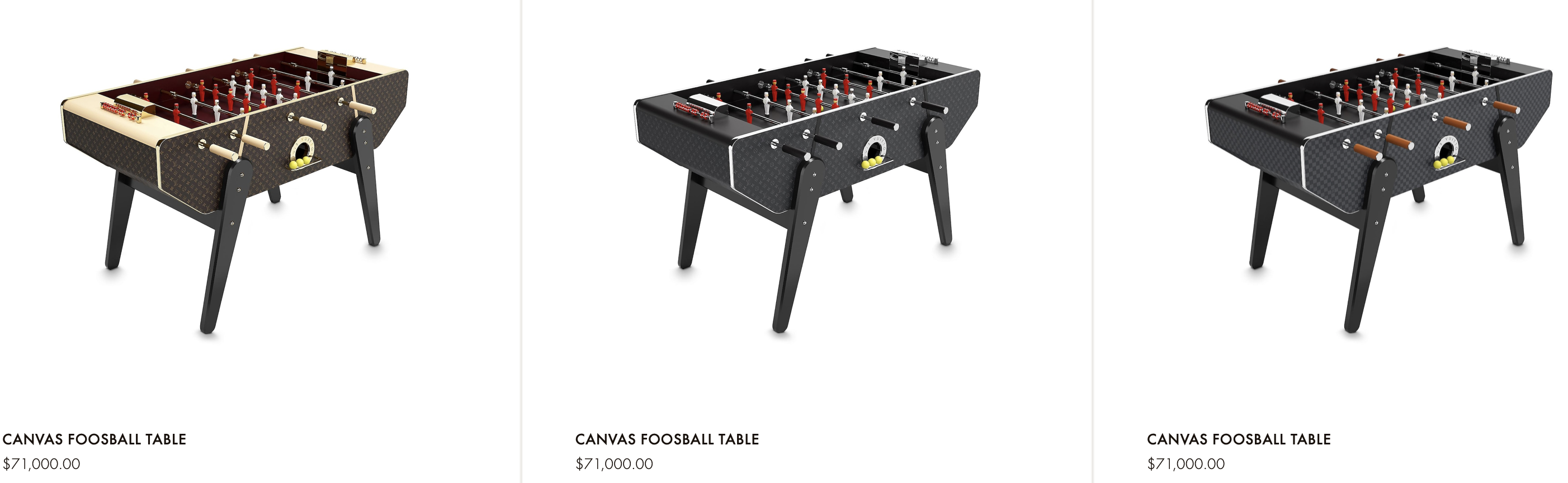 The foosball table of Louis Vuitton