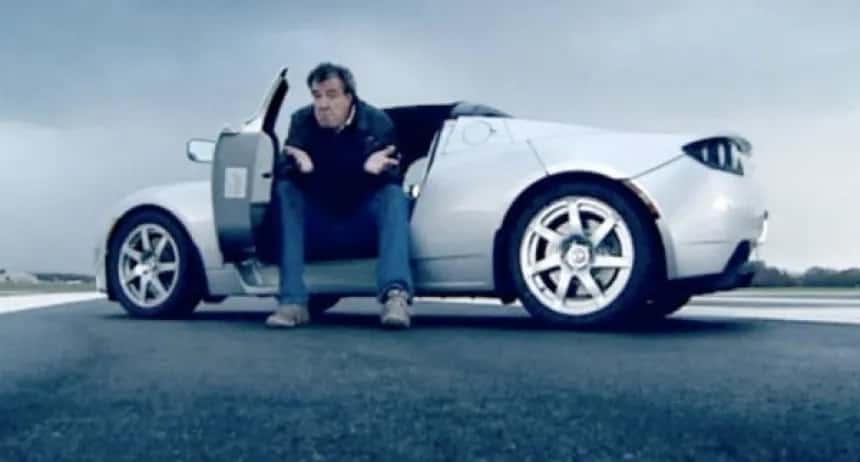 Jeremy Clarkson said he quite liked the BMW i8 supercar but warned he still preferred a “Mustang to a Tesla”.