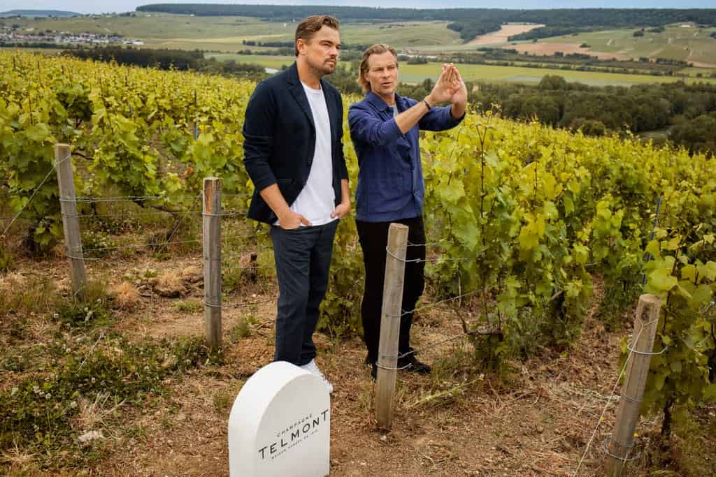 The Brand welcomed Champagne Telmont investor DiCaprio to Damery